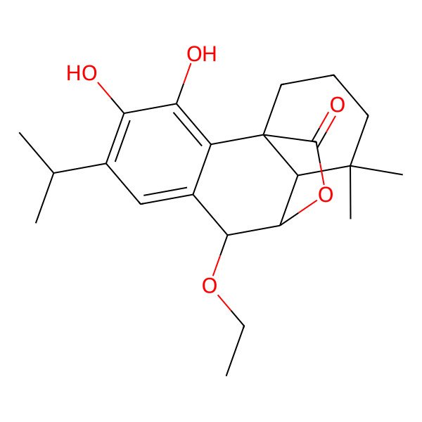 2D Structure of 7-Ethoxyrosmanol 2D Structure of 7-Ethoxyrosmanol
