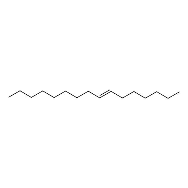 2D Structure of 7-Hexadecene, (Z)-