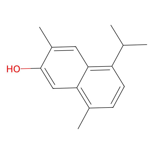 2D Structure of 7-Hydroxycadalene