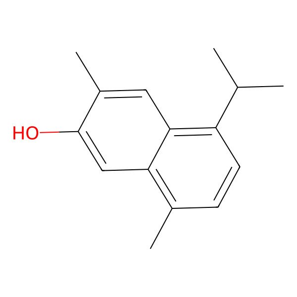 2D Structure of 7-Hydroxycadalene 2D Structure of 7-Hydroxycadalene