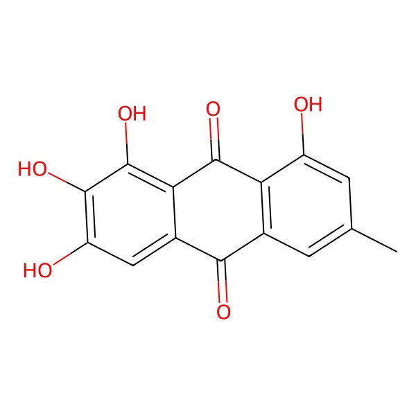 2D Structure of 7-Hydroxyemodin