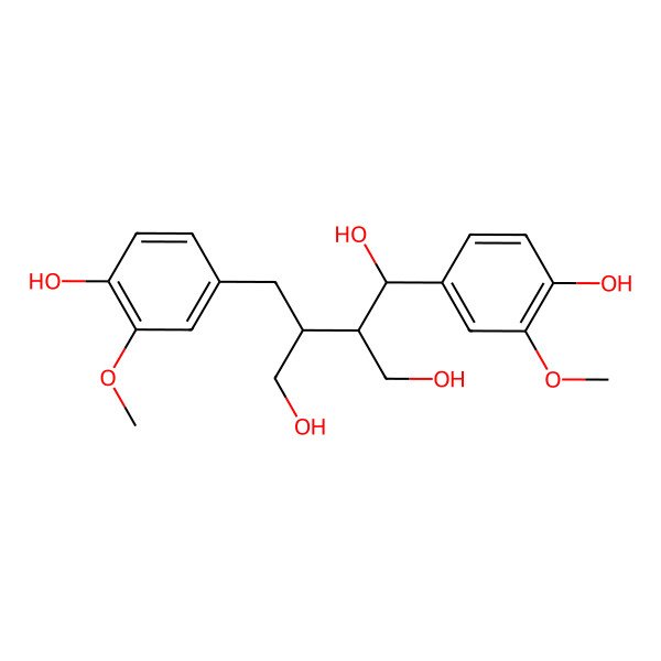 2D Structure of 7-Hydroxysecoisolariciresinol