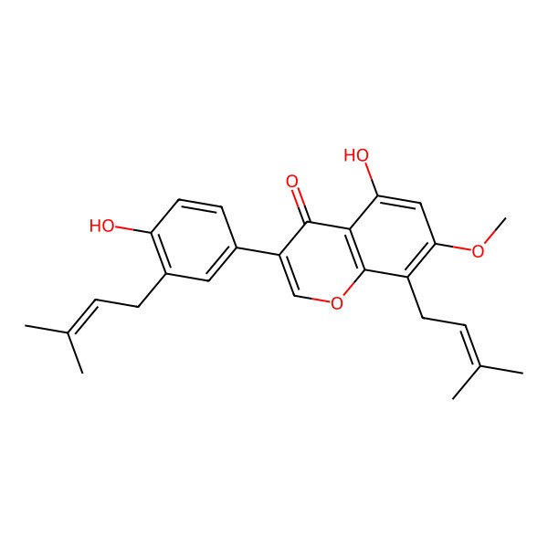 2D Structure of 7-O-Methylisolupalbigenin 2D Structure of 7-O-Methylisolupalbigenin