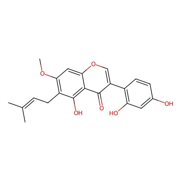 2D Structure of 7-O-Methylluteone 2D Structure of 7-O-Methylluteone