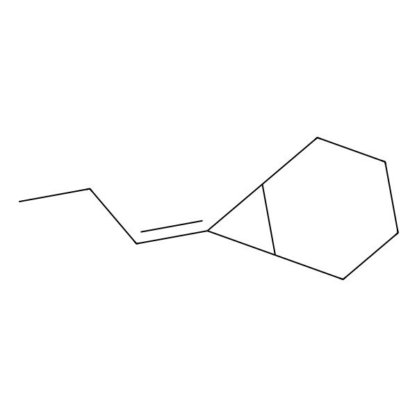 2D Structure of 7-Propylidene-bicyclo[4.1.0]heptane