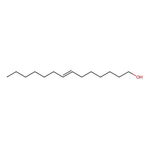 2D Structure of 7-Tetradecenol