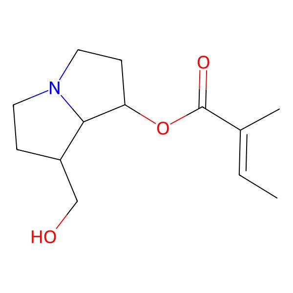 2D Structure of 7-Tigloylplatynecine