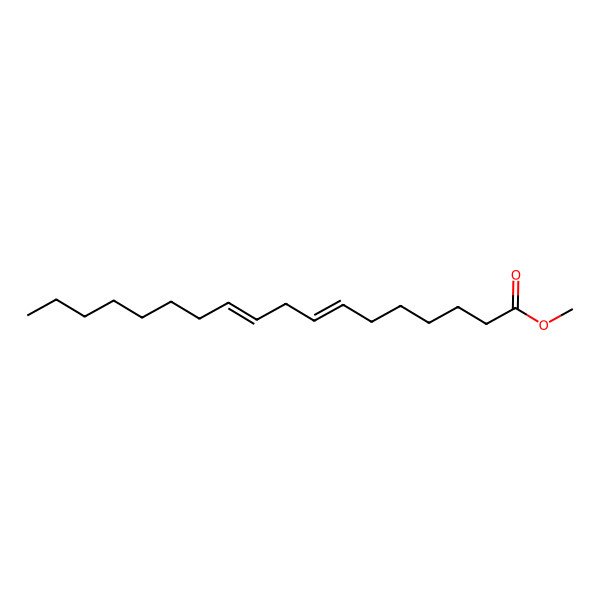 2D Structure of 7,10-Octadecadienoic acid methyl ester