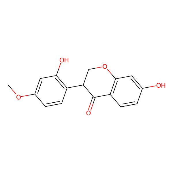 2D Structure of 7,2'-Dihydroxy-4'-methoxyisoflavanone