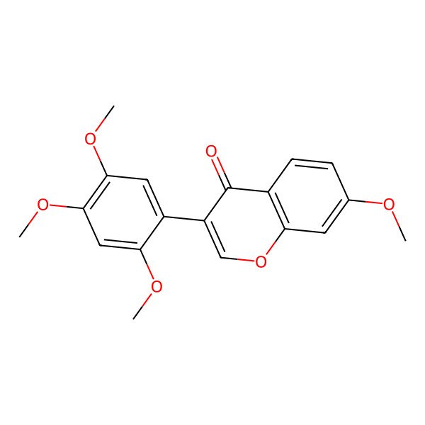 2D Structure of 7,2',4',5'-Tetramethoxyisoflavone