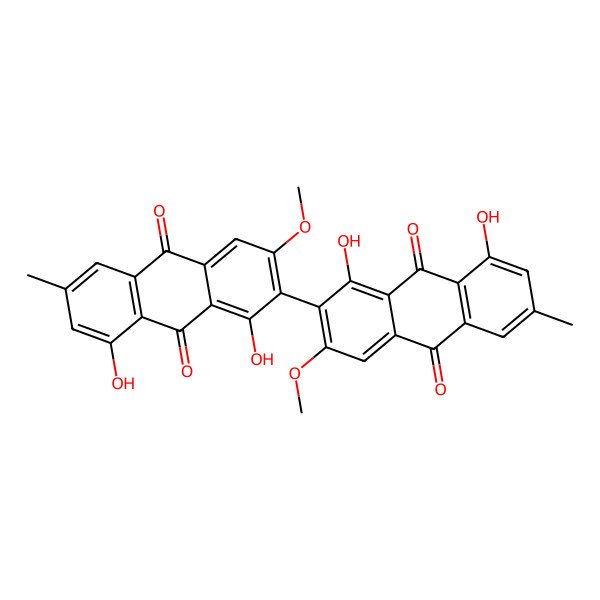 2D Structure of 7,7'-Biphyscion
