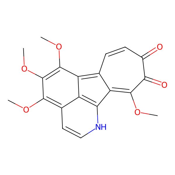 2D Structure of 7,14,15,16-tetramethoxy-10-azatetracyclo[7.7.1.02,8.013,17]heptadeca-1,3,7,9(17),11,13,15-heptaene-5,6-dione
