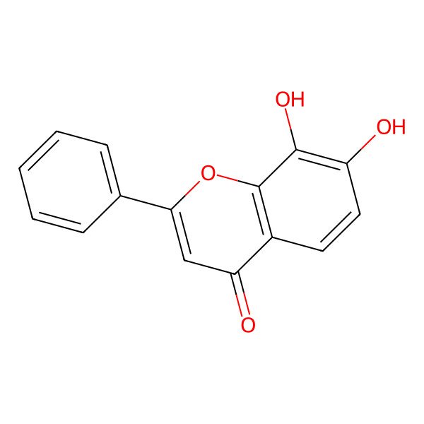 2D Structure of 7,8-Dihydroxyflavone