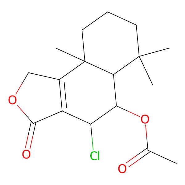 2D Structure of 7Alpha-Chloro-,Dihydrocinnamosmolide