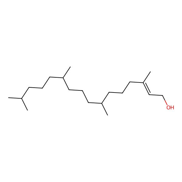 2D Structure of (7S,11S)-3,7,11,15-Tetramethyl-2-hexadecene-1-ol