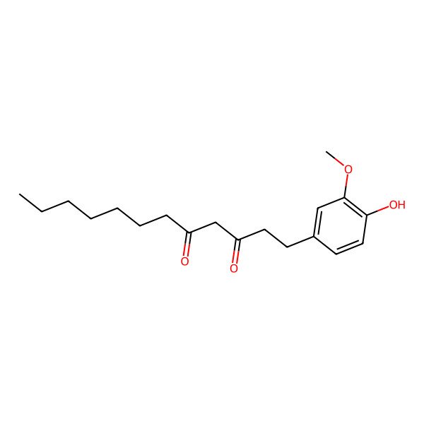 2D Structure of (8)-Gingerdione