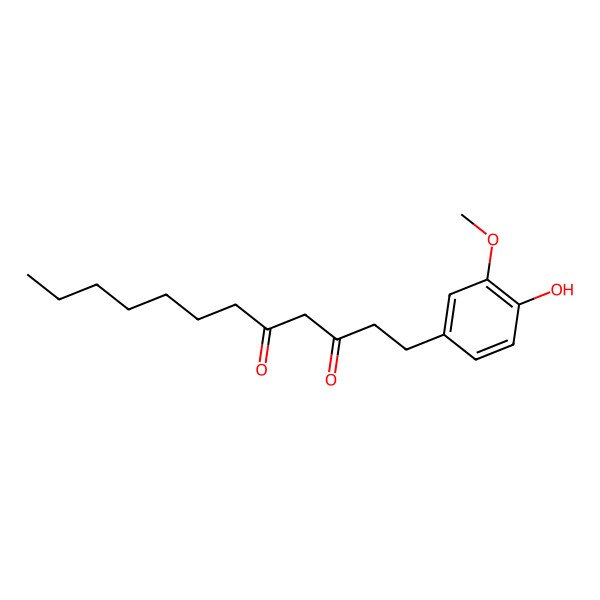 2D Structure of (8)-Gingerdione