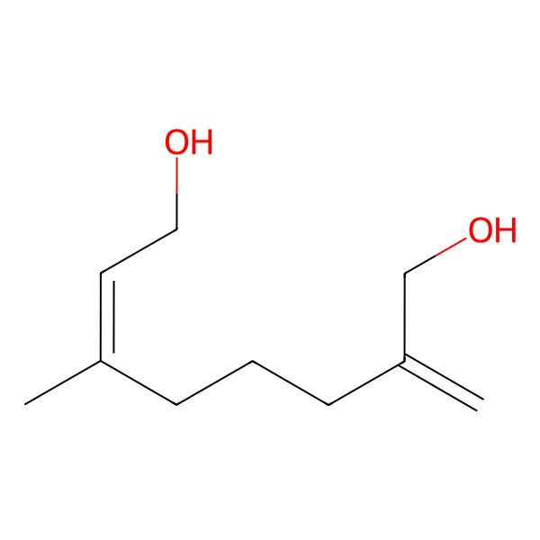2D Structure of 8-Hydroxy geraniol