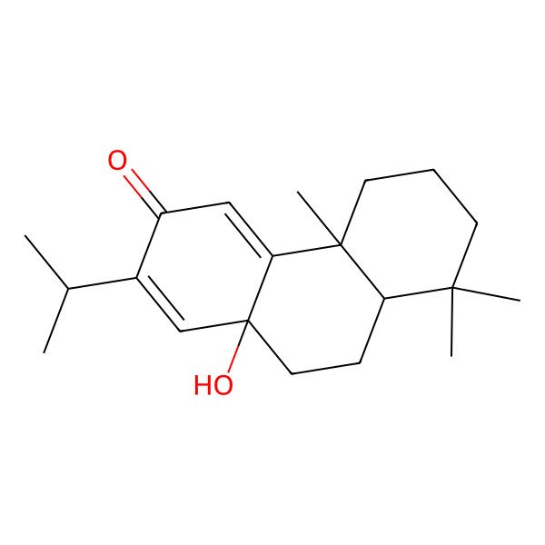 2D Structure of 8-Hydroxyabieta-9(11),13-diene-12-one