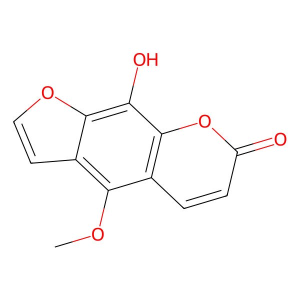 2D Structure of 8-Hydroxybergapten