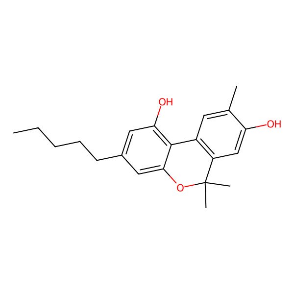2D Structure of 8-Hydroxycannabinol