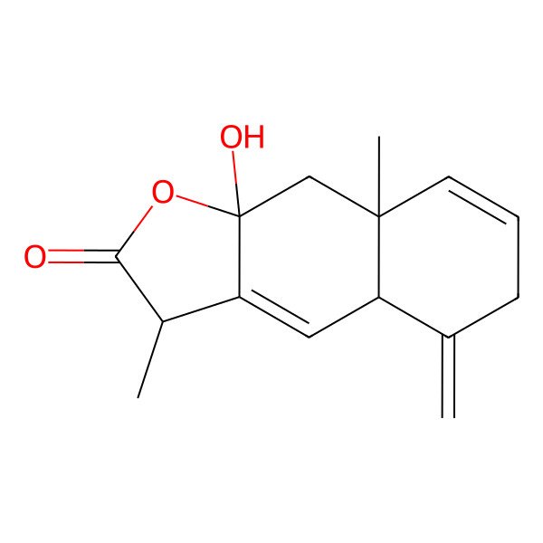2D Structure of 8-Hydroxylindestenolide