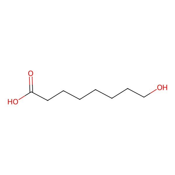 2D Structure of 8-Hydroxyoctanoic acid