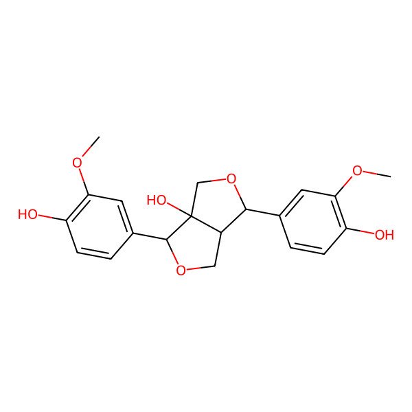 2D Structure of 8-Hydroxypinoresinol