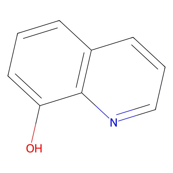 2D Structure of 8-Hydroxyquinoline 2D Structure of 8-Hydroxyquinoline
