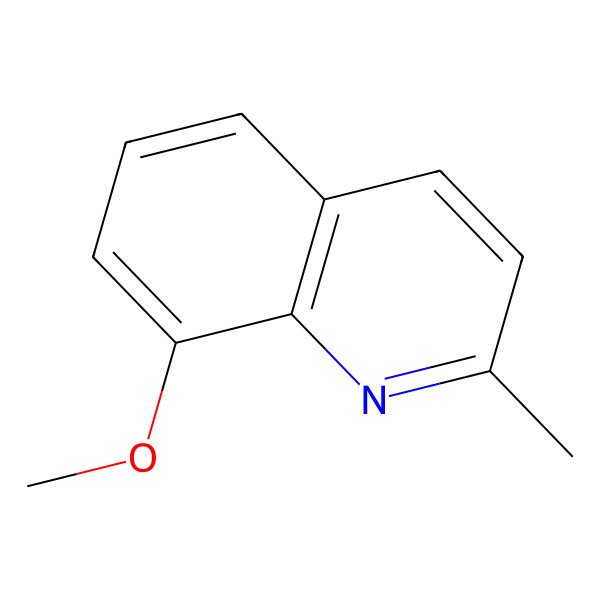 2D Structure of 8-Methoxy-2-Methylquinoline