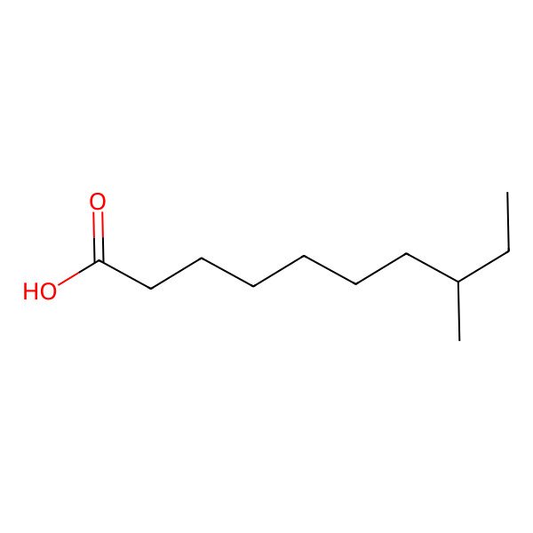 2D Structure of 8-Methyldecanoic acid