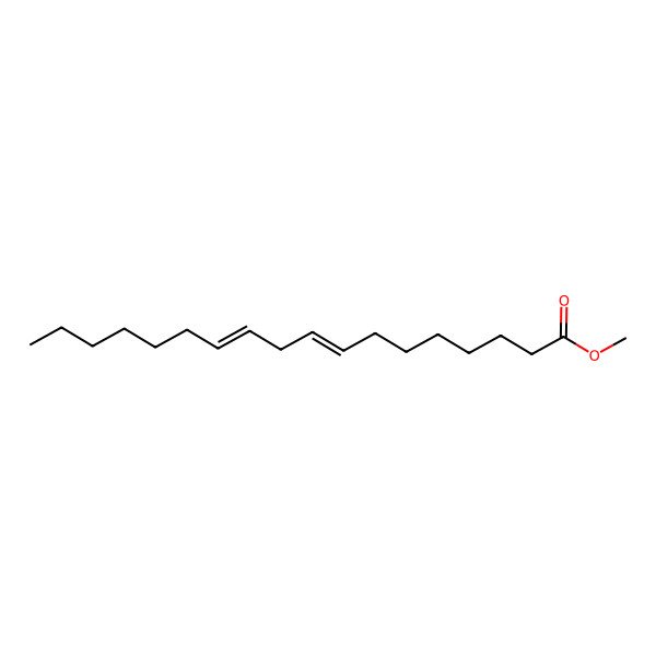 2D Structure of 8,11-Octadecadienoic acid, methyl ester