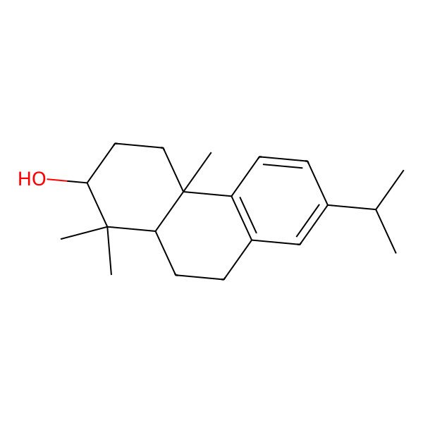 2D Structure of 8,11,13-Abietatriene-3beta-ol