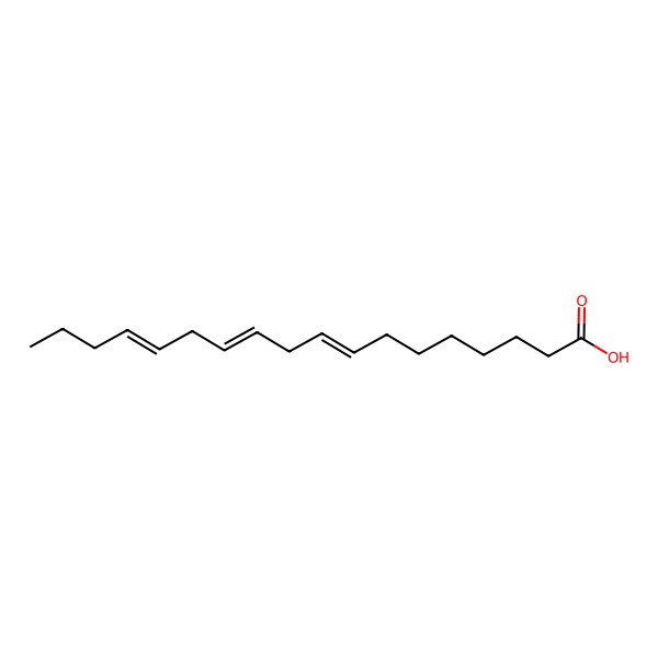 2D Structure of 8,11,14-Octadecatrienoic acid