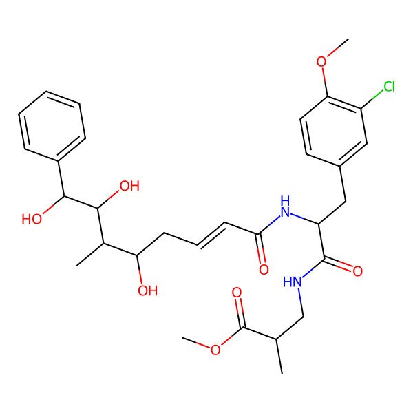 2D Structure of Cryptophycin F 2D Structure of Cryptophycin F