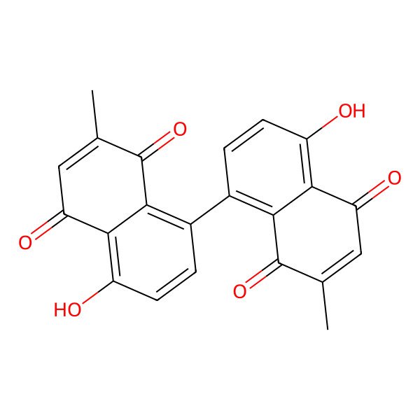 2D Structure of 8,8'-Biplumbagin