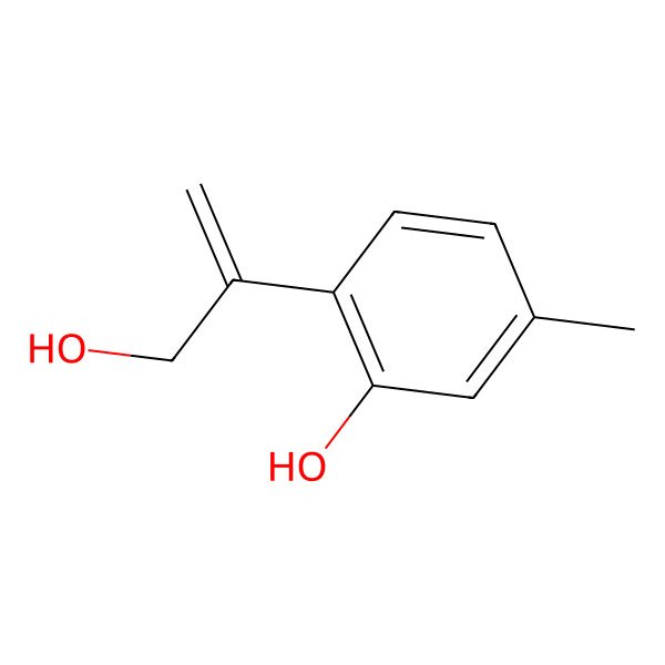 2D Structure of 9-Hydroxy-8,10-Dehydrothymol