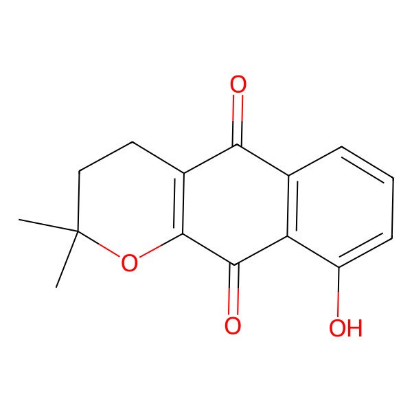2D Structure of 9-Hydroxy-alpha-lapachone