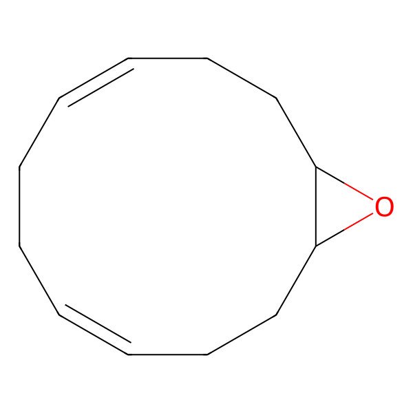 2D Structure of 9,10-Epoxy-1,5-cyclododecadiene 2D Structure of 9,10-Epoxy-1,5-cyclododecadiene