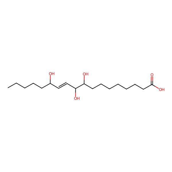 2D Structure of 9,10,13-Trihydroxy-11-octadecenoic acid