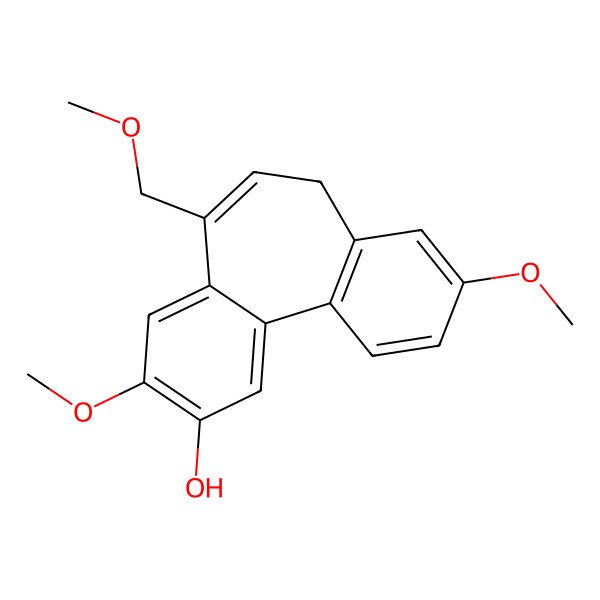 2D Structure of 9,12-di-O-methylsubamol