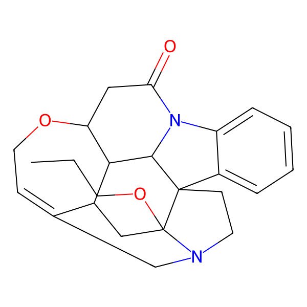 2D Structure of (8aS,13aS)-5a-propoxy-2,4a,5,7,8,13a,15,15a,15b,16-decahydro4,6-methanoindolo[3,2,1-ij]oxepino[2,3,4-de]pyrrolo[2,3-h]quinolin-14-one