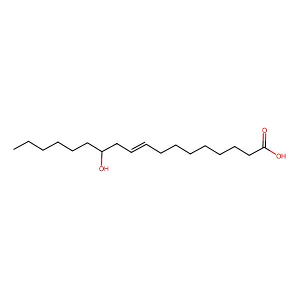 2D Structure of (9Z)-12-hydroxyoctadec-9-enoic acid