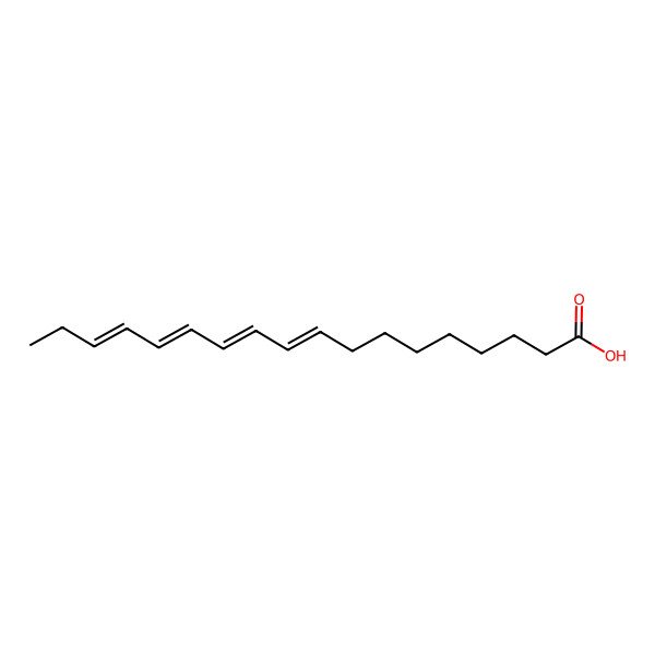2D Structure of 9(Z),11(E),13(E),15(Z)-Octadecatetraenoic acid