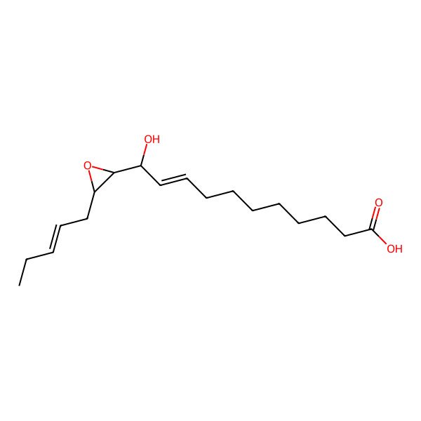 2D Structure of (9Z,11S,12S,13S,15Z)-11-Hydroxy-12,13-epoxy-9,15-octadecadienoic acid