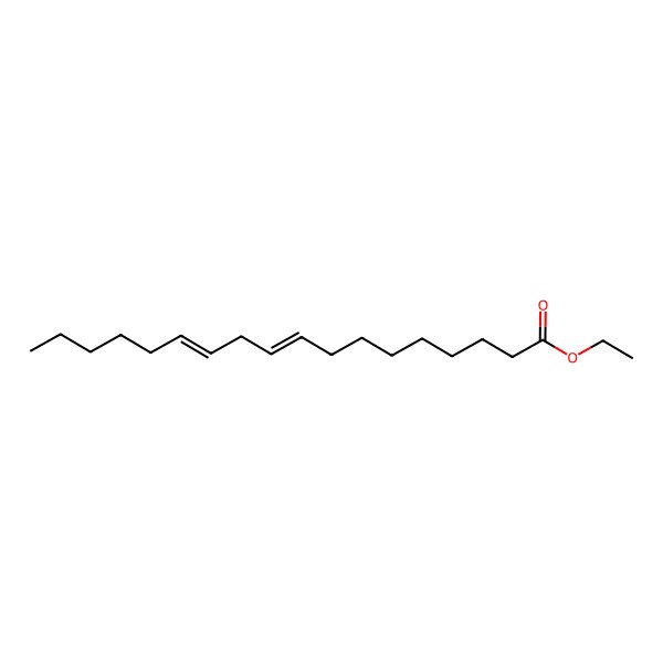 2D Structure of (9Z,12Z)-Ethyl octadeca-9,12-dienoate