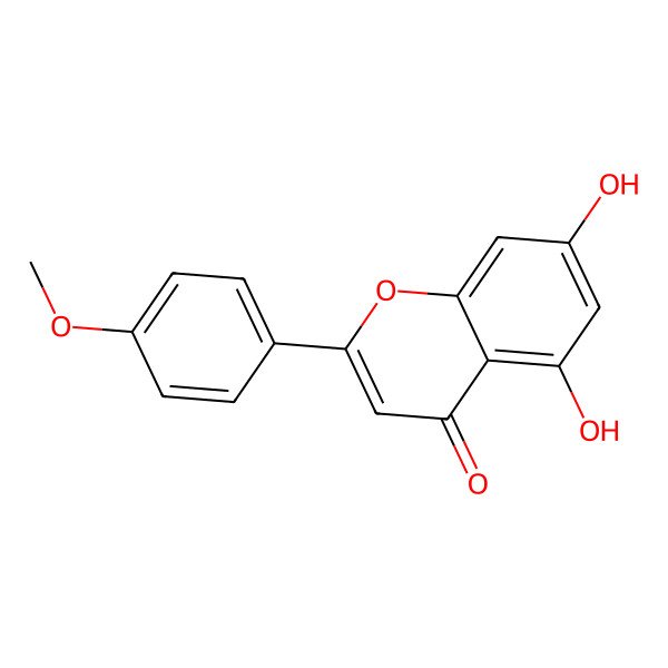 2D Structure of Acacetin
