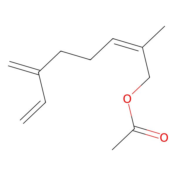2D Structure of Myrcen-8-yl acetate 2D Structure of Myrcen-8-yl acetate