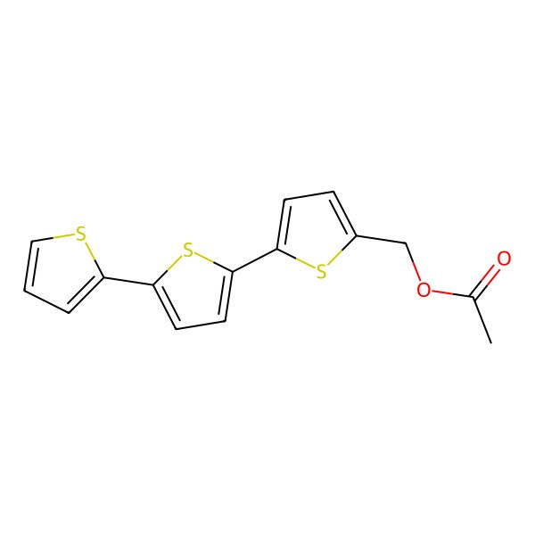 2D Structure of Acetic acid (2,2':5',2''-terthiophen-5-yl)methyl ester
