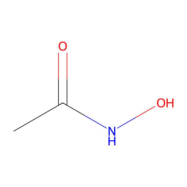 2D Structure of Acetohydroxamic Acid